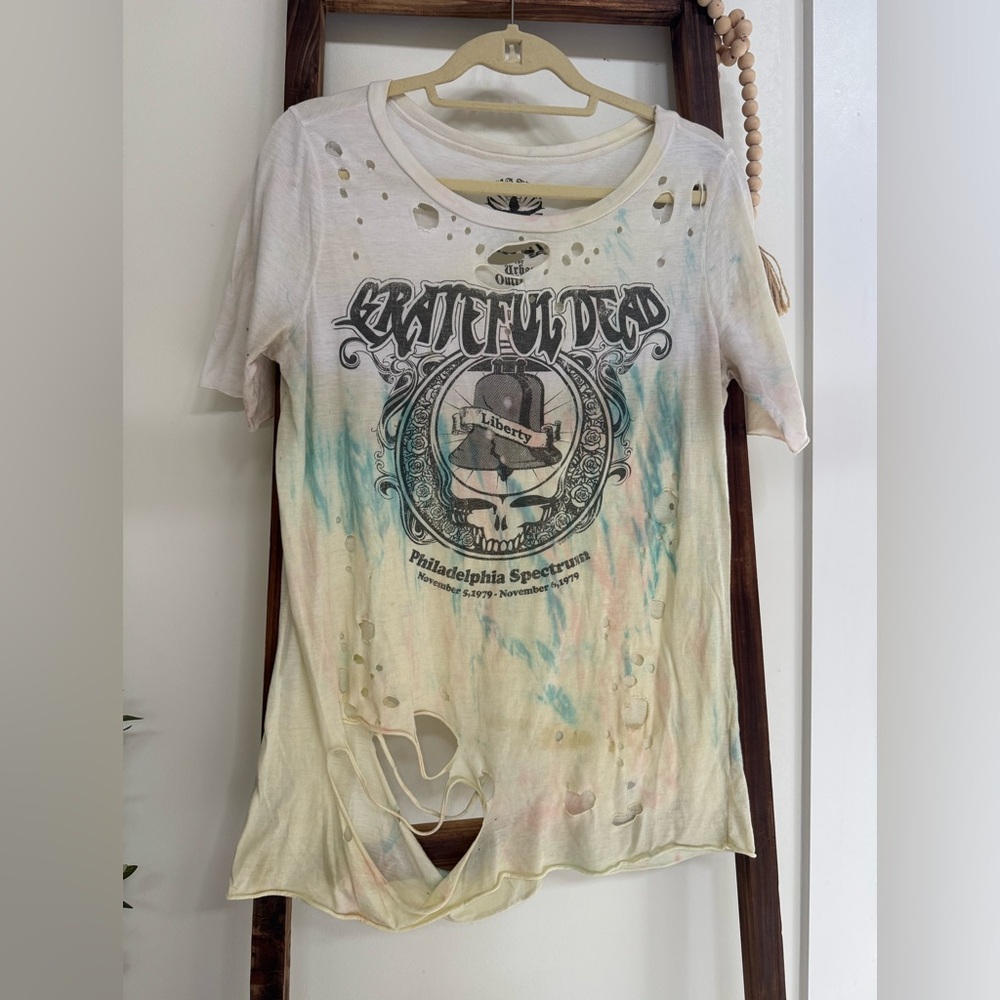 UO Grateful Dead Distressed TieDye circa 2010s